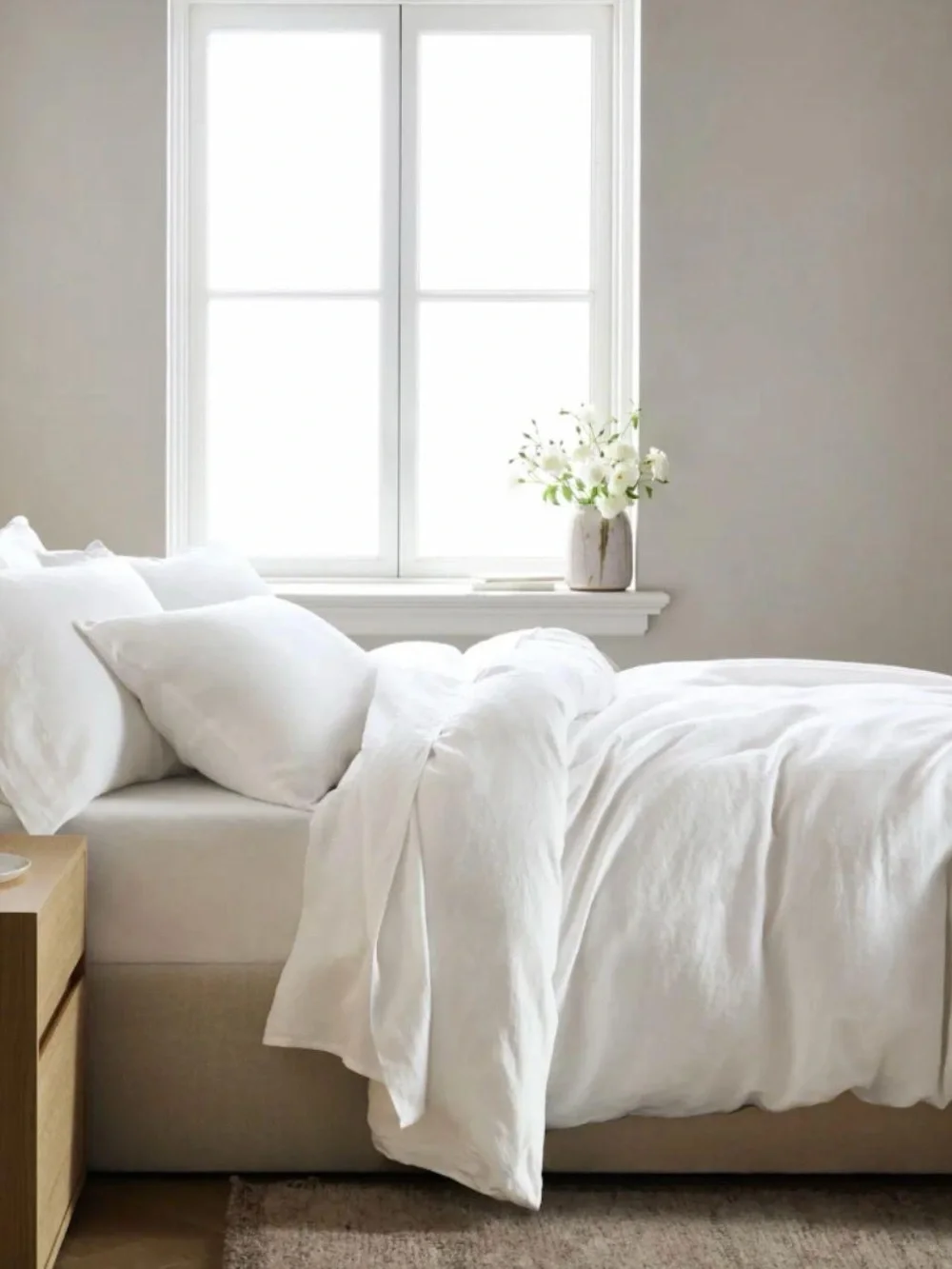 Quince European Linen Duvet Cover Set king / california king $214 retail